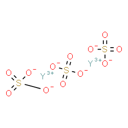 ChemSpider 2D Image | Yttrium sulfate (2:3) | O12S3Y2