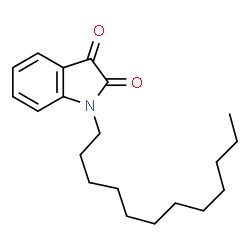 ChemSpider 2D Image | 1-Dodecyl-1H-indole-2,3-dione | C20H29NO2