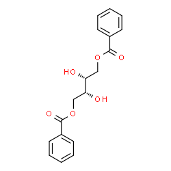 ChemSpider 2D Image | (2R,3R)-2,3-Dihydroxy-1,4-butanediyl dibenzoate | C18H18O6