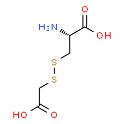 ChemSpider 2D Image | 3-[(Carboxymethyl)disulfanyl]-L-alanine | C5H9NO4S2