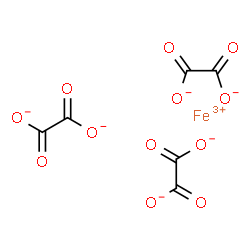 ChemSpider 2D Image | Ethanedioate, iron(3+) salt (3:1) | C6FeO12