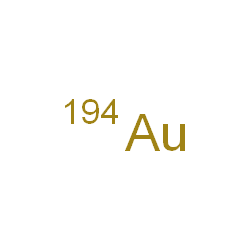 ChemSpider 2D Image | (~194~Au)Gold | 194Au