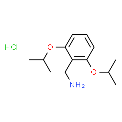 ChemSpider 2D Image | 1-(2,6-Diisopropoxyphenyl)methanamine hydrochloride (1:1) | C13H22ClNO2