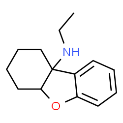 ChemSpider 2D Image | N-Ethyl-6,7,8,9-tetrahydrodibenzo[b,d]furan-9a(5aH)-amine | C14H19NO