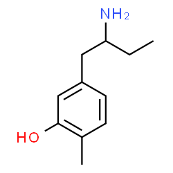 ChemSpider 2D Image | 5-(2-Aminobutyl)-2-methylphenol | C11H17NO