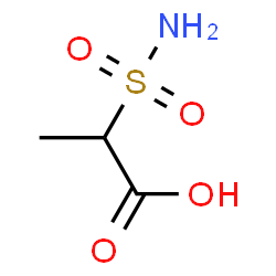ChemSpider 2D Image | 2-Sulfamoylpropanoic acid | C3H7NO4S