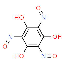 ChemSpider 2D Image | 2,4,6-Trinitroso-1,3,5-benzenetriol | C6H3N3O6