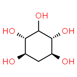 ChemSpider 2D Image | (1R,2S,4R,5S)-1,2,3,4,5-Cyclohexanepentol | C6H12O5