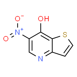 ChemSpider 2D Image | 6-Nitrothieno[3,2-b]pyridin-7-ol | C7H4N2O3S