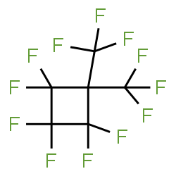 ChemSpider 2D Image | 1,1,2,2,3,3-Hexafluoro-4,4-bis(trifluoromethyl)cyclobutane | C6F12