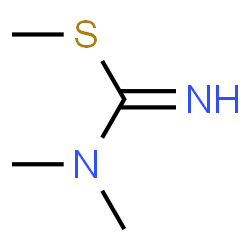 ChemSpider 2D Image | Methyl N,N-dimethylcarbamimidothioate | C4H10N2S