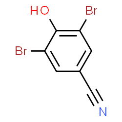 ChemSpider 2D Image | Bromoxynil | C7H3Br2NO