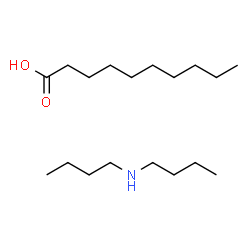 ChemSpider 2D Image | Decanoic acid - N-butyl-1-butanamine (1:1) | C18H39NO2