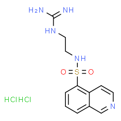 ChemSpider 2D Image | HA-1004 (hydrochloride) | C12H17Cl2N5O2S