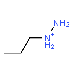 ChemSpider 2D Image | Propylhydrazinium | C3H11N2