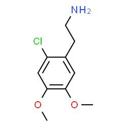 ChemSpider 2D Image | 2-(2-Chloro-4,5-dimethoxyphenyl)ethanamine | C10H14ClNO2