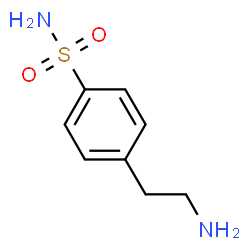 ChemSpider 2D Image | 4-(2-aminoethyl)benzene sulfonmide | C8H12N2O2S