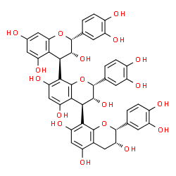 ChemSpider 2D Image | Procyanidin C1 | C45H38O18
