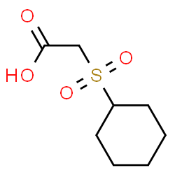 ChemSpider 2D Image | (Cyclohexylsulfonyl)acetic acid | C8H14O4S