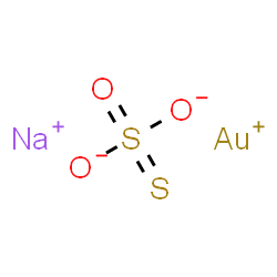 ChemSpider 2D Image | Sodium Aurothiosulfate | AuNaO3S2