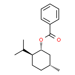 ChemSpider 2D Image | (1R,2S,5R)-2-Isopropyl-5-methylcyclohexyl benzoate | C17H24O2