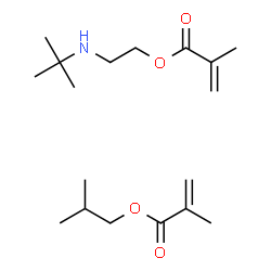 ChemSpider 2D Image | 2-[(2-Methyl-2-propanyl)amino]ethyl 2-methylacrylate - isobutyl 2-methylacrylate (1:1) | C18H33NO4