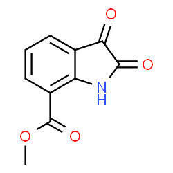 ChemSpider 2D Image | 7-methoxycarbonylisatin | C10H7NO4