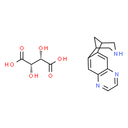 ChemSpider 2D Image | (2S,3S)-2,3-Dihydroxysuccinic acid - 5,8,14-triazatetracyclo[10.3.1.0~2,11~.0~4,9~]hexadeca-2,4(9),5,7,10-pentaene (1:1) | C17H19N3O6
