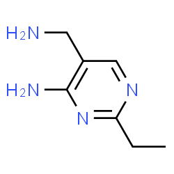 ChemSpider 2D Image | 4-Amino-2-ethyl-5-pyrimidinemethanamine | C7H12N4
