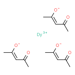 ChemSpider 2D Image | Dysprosium acetylacetonate | C15H21DyO6
