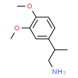 ChemSpider 2D Image | 2-(3,4-Dimethoxyphenyl)-1-propanamine | C11H17NO2