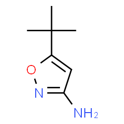 ChemSpider 2D Image | 3-Amino-5-tert-butylisoxazol | C7H12N2O