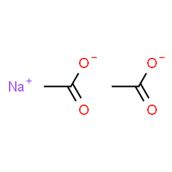 ChemSpider 2D Image | Acetate, sodium salt (2:1) | C4H6NaO4