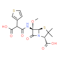 ChemSpider 2D Image | temocillin | C16H18N2O7S2
