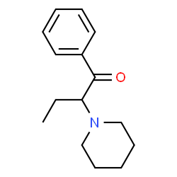 ChemSpider 2D Image | 2-PIPERIDINO BUTYROPHENONE | C15H21NO