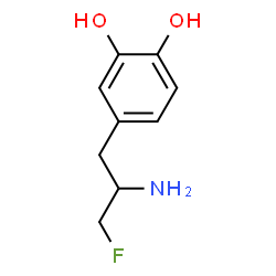ChemSpider 2D Image | 4-(2-Amino-3-fluoropropyl)-1,2-benzenediol | C9H12FNO2