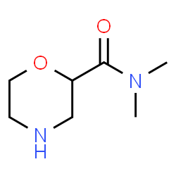ChemSpider 2D Image | N,N-Dimethyl-2-morpholinecarboxamide | C7H14N2O2