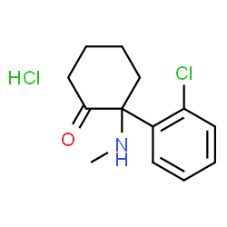 ChemSpider 2D Image | Ketamine hydrochloride | C13H17Cl2NO