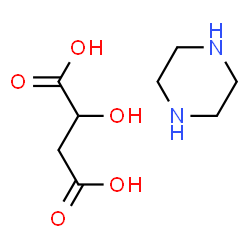 ChemSpider 2D Image | Piperazine Malate | C8H16N2O5