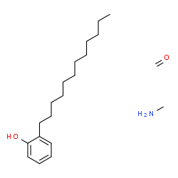 ChemSpider 2D Image | 2-dodecylphenol; formaldehyde; methanamine | C20H37NO2