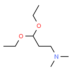 ChemSpider 2D Image | 3,3-Diethoxy-N,N-dimethyl-1-propanamine | C9H21NO2
