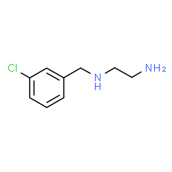 ChemSpider 2D Image | N-(3-Chlorobenzyl)-1,2-ethanediamine | C9H13ClN2