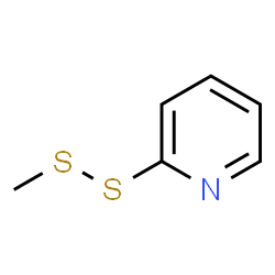 ChemSpider 2D Image | 2-(Methyldisulfanyl)pyridine | C6H7NS2