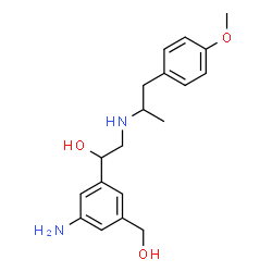 ChemSpider 2D Image | Naminterol | C19H26N2O3
