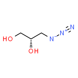 ChemSpider 2D Image | (2S)-3-Azido-1,2-propanediol | C3H7N3O2