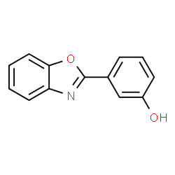 ChemSpider 2D Image | 3-(1,3-Benzoxazol-2-yl)phenol | C13H9NO2
