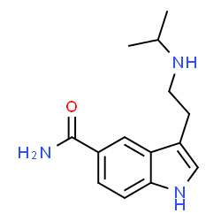 ChemSpider 2D Image | 3-[2-(Isopropylamino)ethyl]-1H-indole-5-carboxamide | C14H19N3O