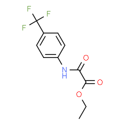ChemSpider 2D Image | Ethyl oxo{[4-(trifluoromethyl)phenyl]amino}acetate | C11H10F3NO3