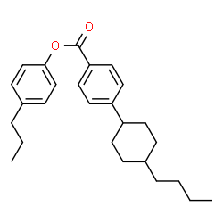 ChemSpider 2D Image | 4-Propylphenyl 4-(4-butylcyclohexyl)benzoate | C26H34O2