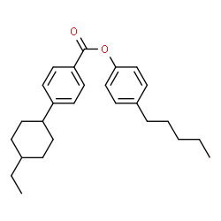 ChemSpider 2D Image | 4-Pentylphenyl 4-(4-ethylcyclohexyl)benzoate | C26H34O2